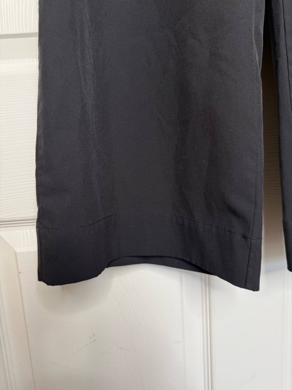 Albion Jetset Wide Leg Pants Pants Black High Rise Size M Tall Travel Lounge - Picture 4 of 12